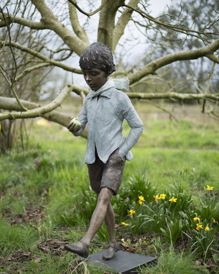 Christopher Robin garden sculpture