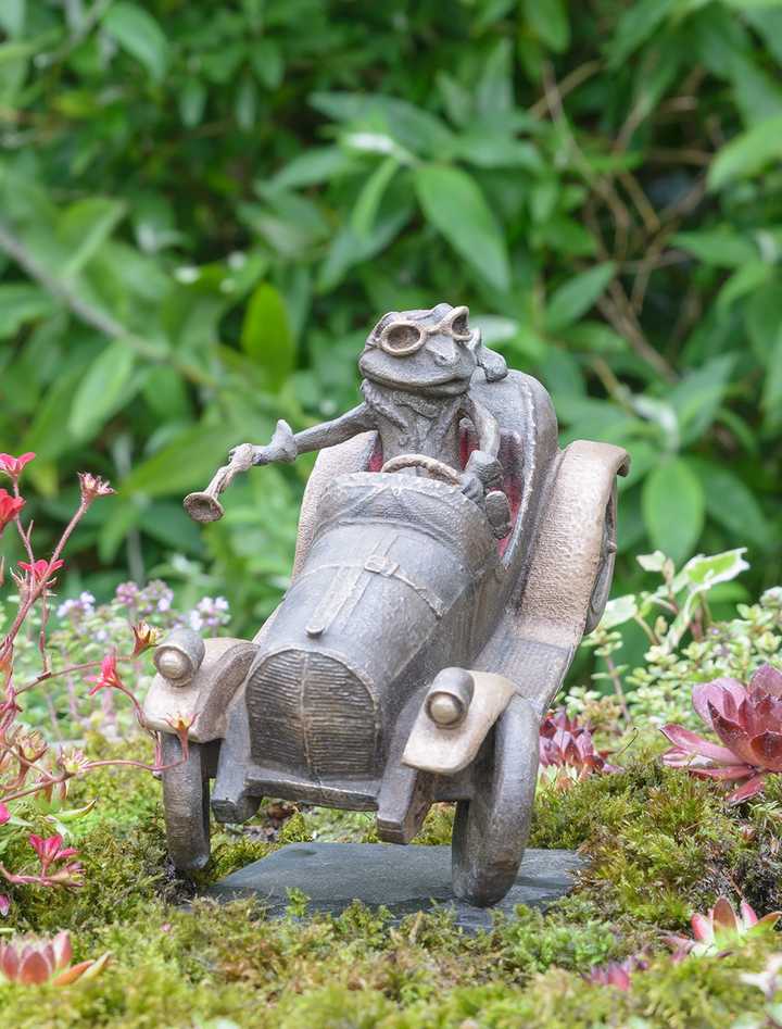 Toad of Toad Hall - Miniature Bronze Sculpture