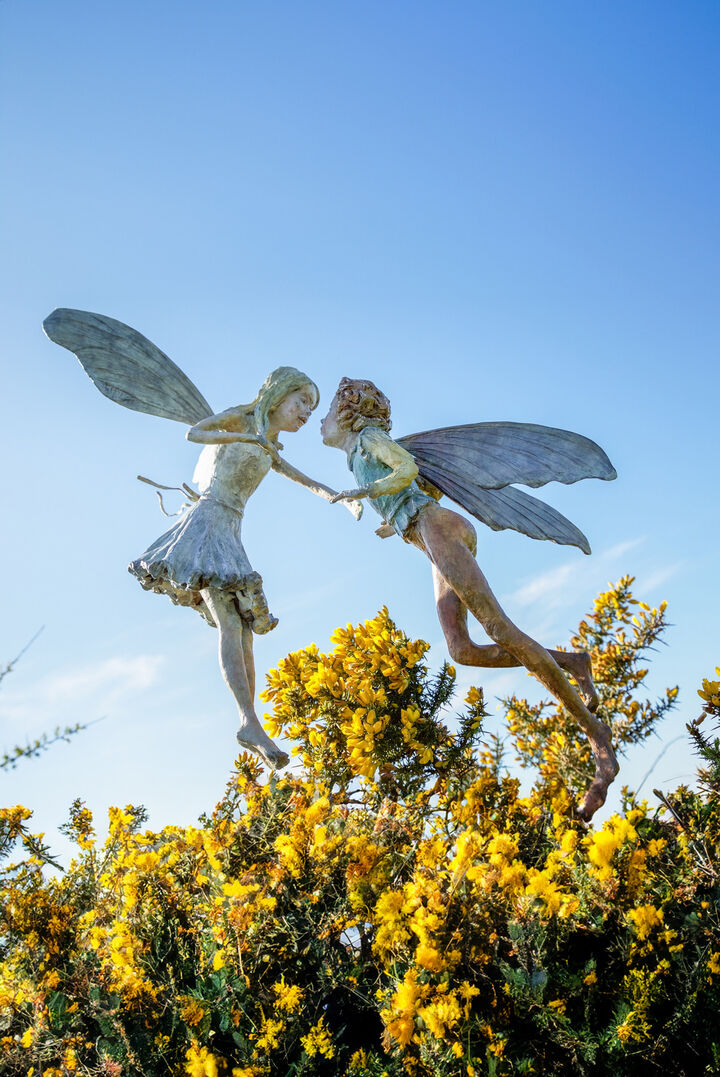 The Gorse Fairies - Bronze Garden Sculpture