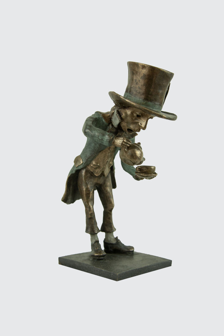 The Mad Hatter - Miniature Bronze Sculpture