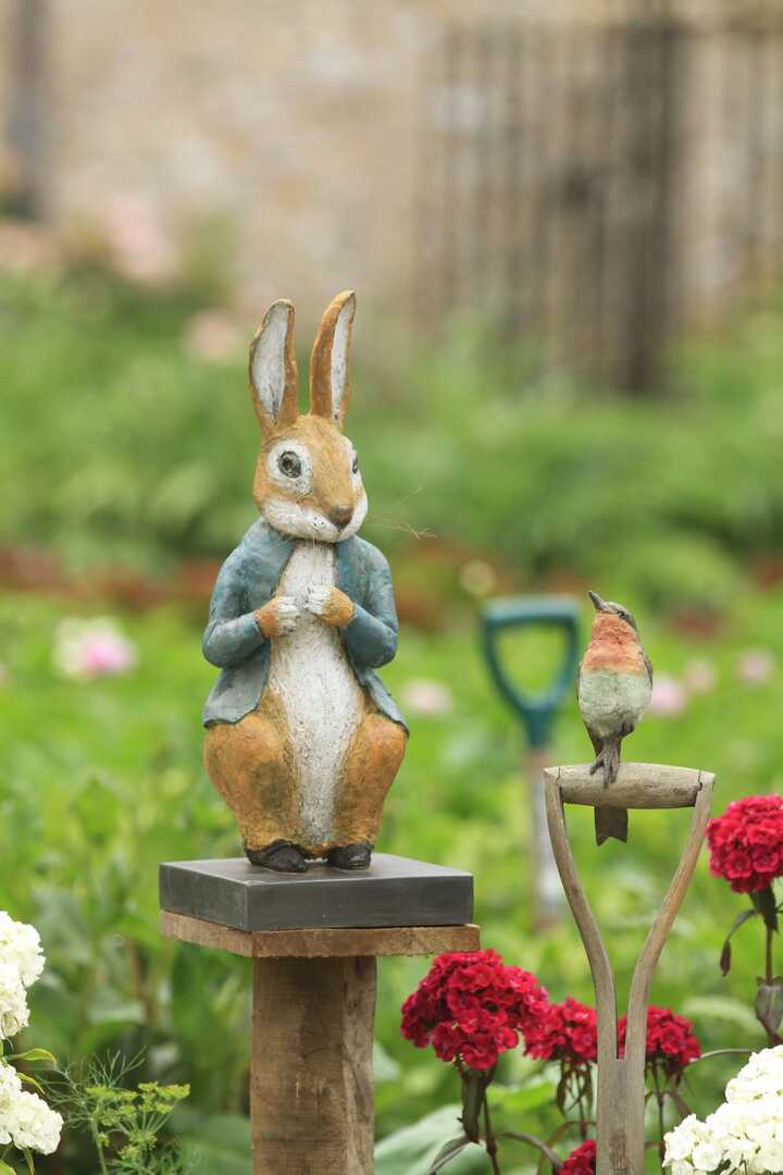 Peter Rabbit Sculpture at Forde Abbey