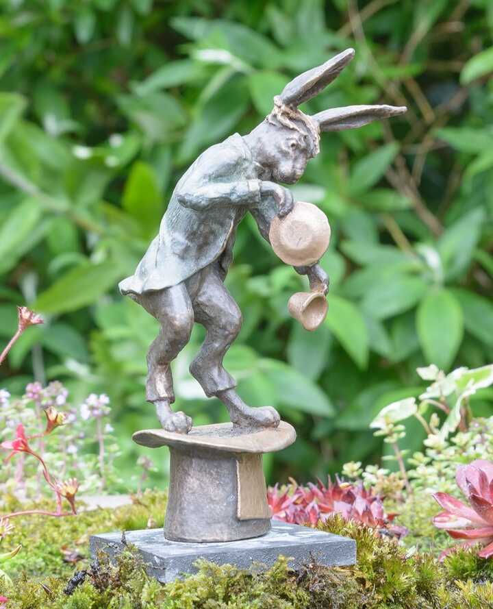 The Mad March Hare - Miniature Bronze Sculpture