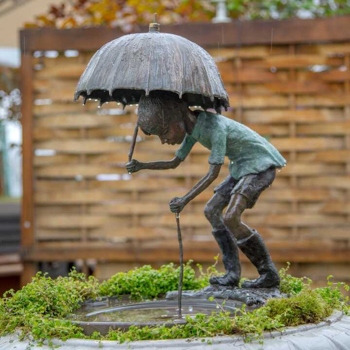 Christopher Robin - Bronze Water Feature