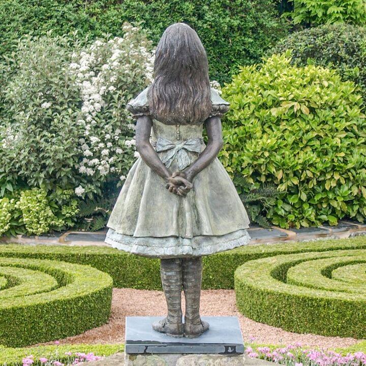 Alice Enchanted - Bronze Garden Sculpture