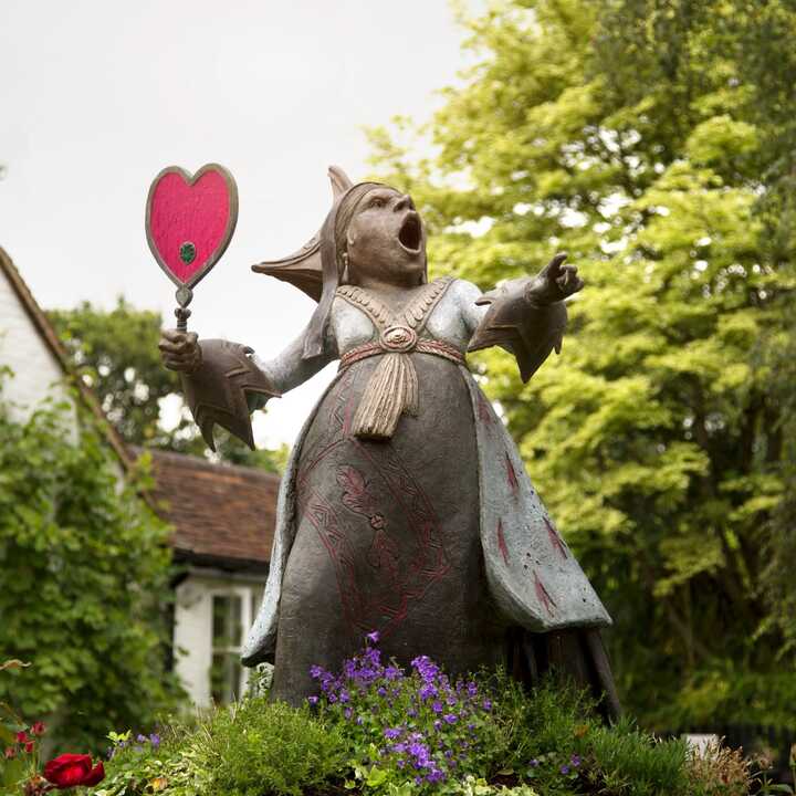 The Queen of Hearts - Bronze Garden Sculpture