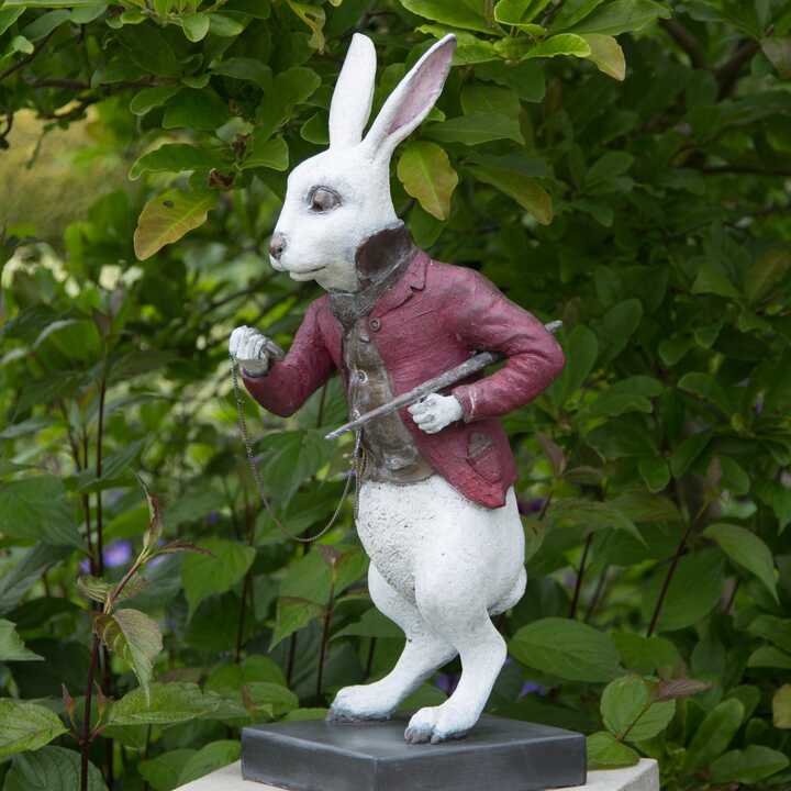 The White Rabbit - Bronze Garden Sculpture