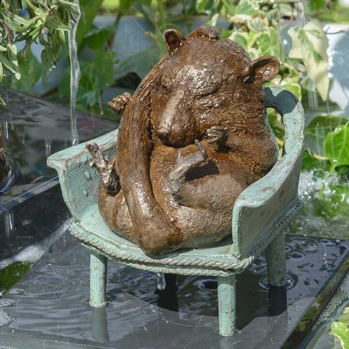 The Dormouse - Bronze Garden Sculpture