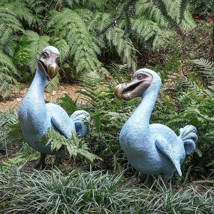 The Dodo Family - Bronze Garden Sculpture