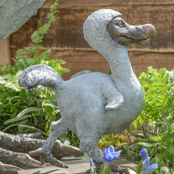 Dodo Chick - Bronze Garden Sculpture