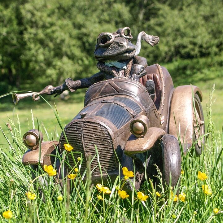 Toad of Toad Hall - Bronze Garden Sculpture