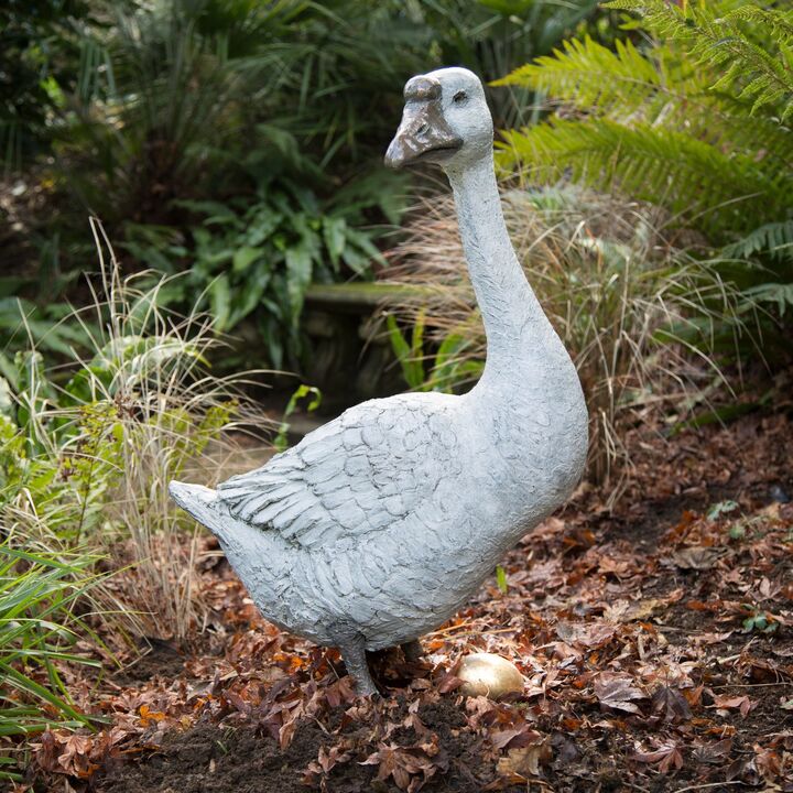 Aesop's Goose and Golden Egg - Bronze Garden Sculpture