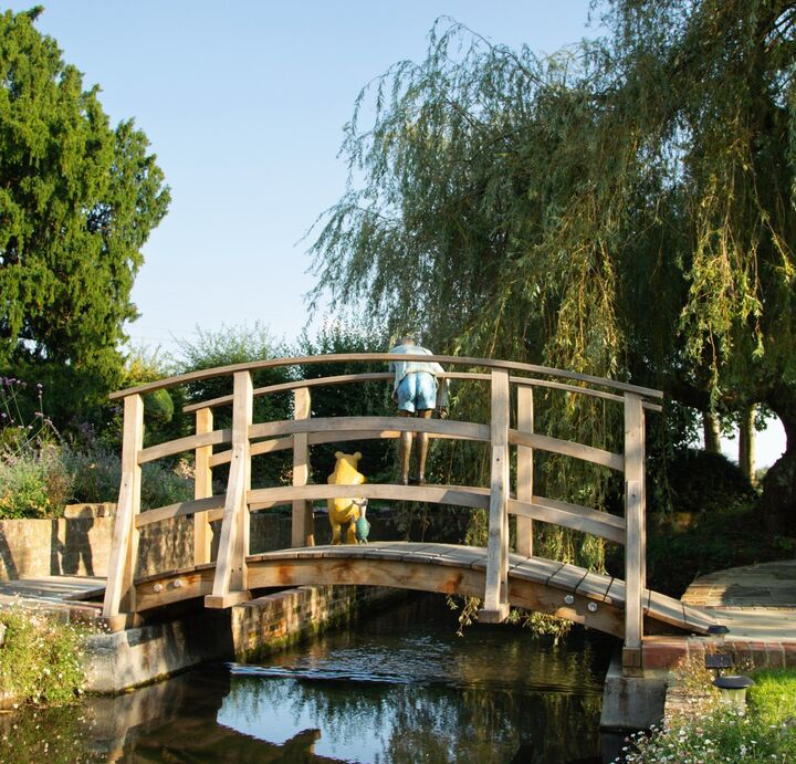 Pooh Sticks Bridge  - Bronze Water Feature