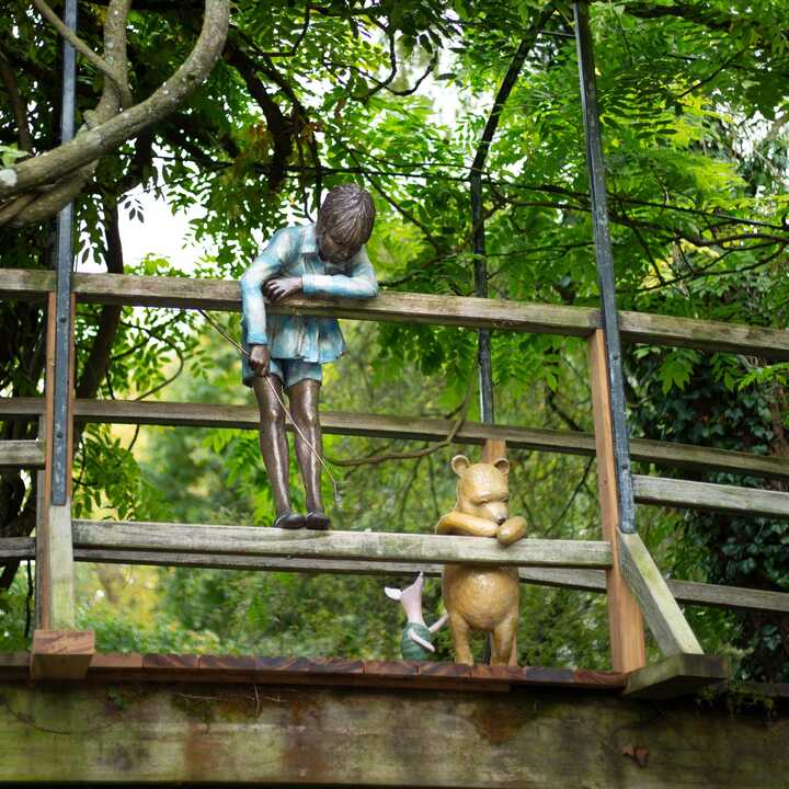 Pooh Sticks Bridge  - Bronze Water Feature