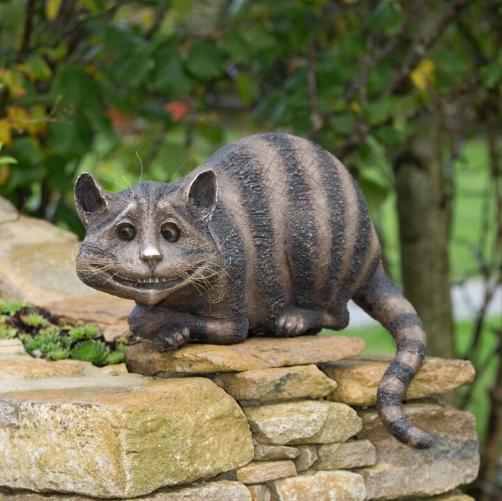 The Cheshire Cat - Bronze Garden Sculpture