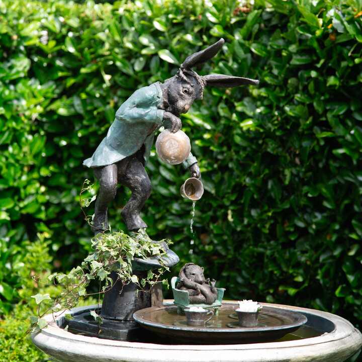 The Mad March Hare - Bronze Water Feature