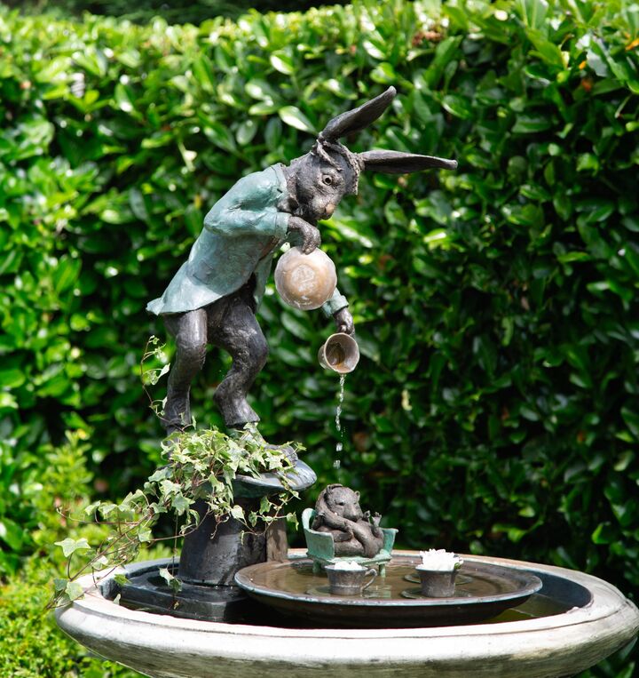 The Mad March Hare - Bronze Water Feature