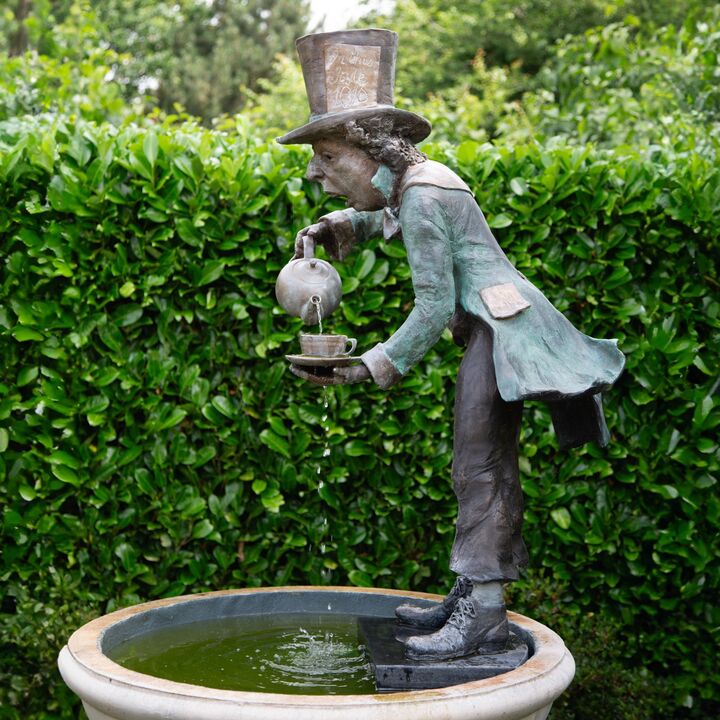 The Mad Hatter (large) - Bronze Water Feature