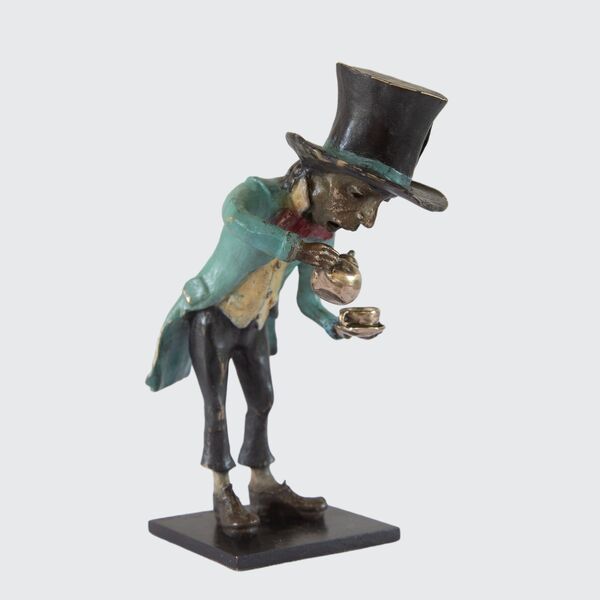 The Mad Hatter - Miniature Bronze Sculpture